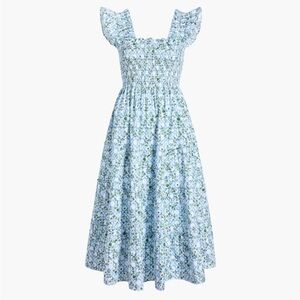 Hill House Ellie in Blue Basketweave Vine